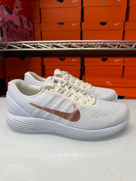 Nike Women's Lunarglide 9 X-Plore Shoes White Bronze 904744-100