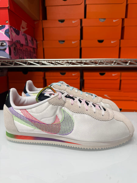 Nike Men's Cortez Be True Shoes White Blue Green Red DR5491-100