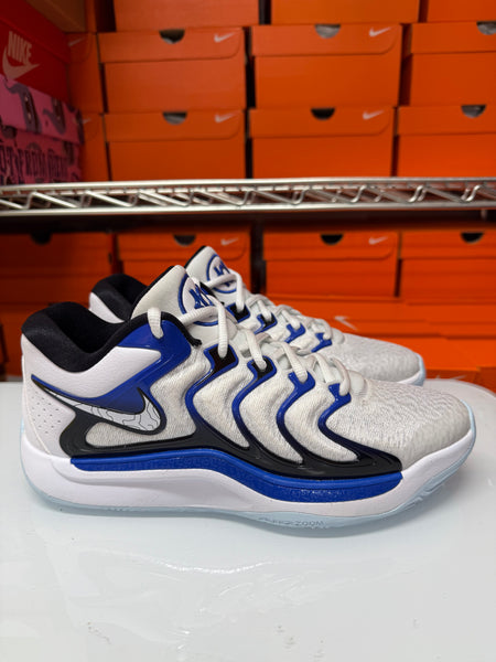 Nike Men's KD 17 Shoes Penny White Black Blue FJ9487-100