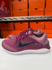 Nike Women's Free RN Flyknit 2018 Shoes Raspberry Red Blue White 942839-600