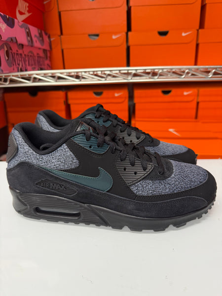 Nike Men's Air Max 90 Essential Shoes Black Teal 537384-095