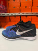 Nike Men's Flyknit Lunar3 Shoes Black White Blue 698181-005