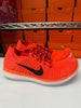 Nike Men's Free RN Flyknit Shoes Crimson Black Red White 831069-600
