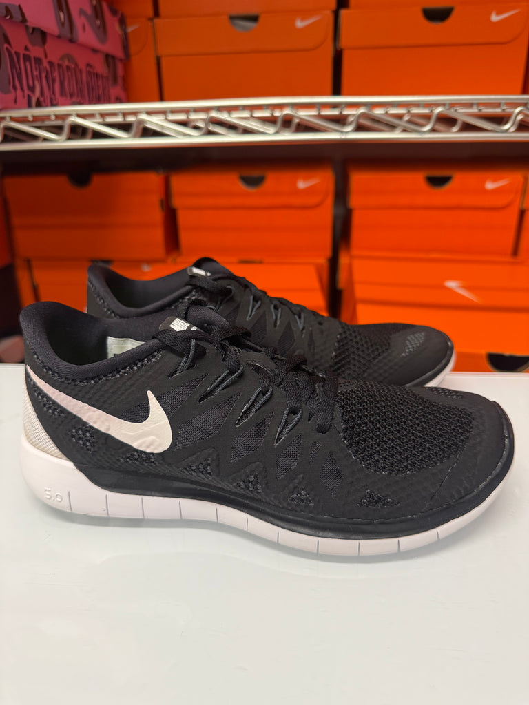 Nike Women's Free 5.0 Shoes Black White 642199-001