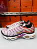 Nike Women's Air Max Plus Shoes White Magenta Citron DZ3671-100