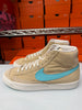 Nike Men's Blazer Mid '77 SE Shoes Desert Ore Light Aqua FJ4414-200