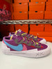 Nike Men's Blazer Low Sacai Kaws Shoes Purple White Blue DM7901-500