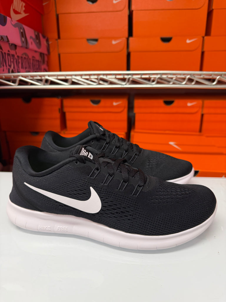 Nike Women's Free RN Shoes Black White 831509-001