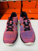 Nike Women's Flyknit Lunar3 Shoes Orange Black Blue 698182-801