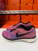 Nike Women's Flyknit Lunar3 Shoes Orange Black Blue 698182-801