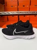 Nike Women's React Infinity Run Flyknit 3 Shoes Black White DD3024-001