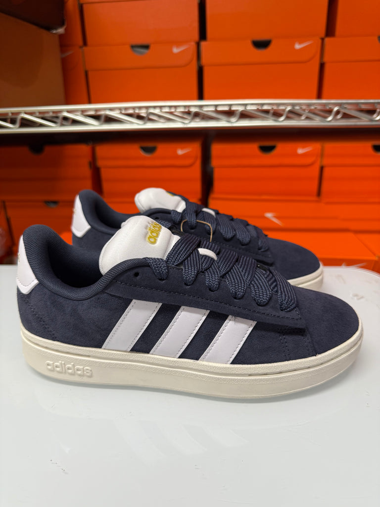 Adidas Women's Grand Court Alpha 00's Shoes Navy White JH7229