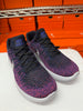 Nike Men's LunarEpic Low Flyknit 2 Shoes Black Purple Silver 863779-015