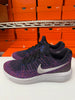 Nike Men's LunarEpic Low Flyknit 2 Shoes Black Purple Silver 863779-015
