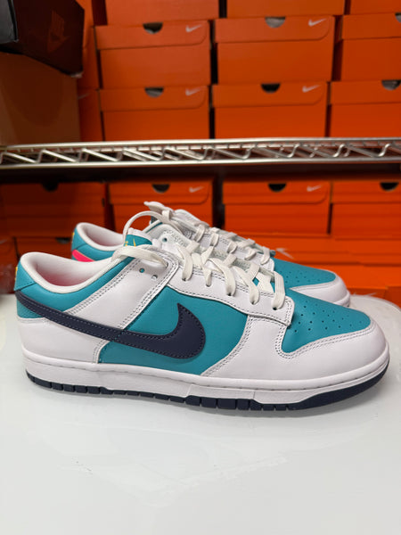 Nike Men's Dunk Low Retro Shoes Dusty Cactus Blue White HF4850-345