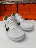 Nike Women's Free RN Flyknit 2018 Shoes White Black Platinum 942839-100