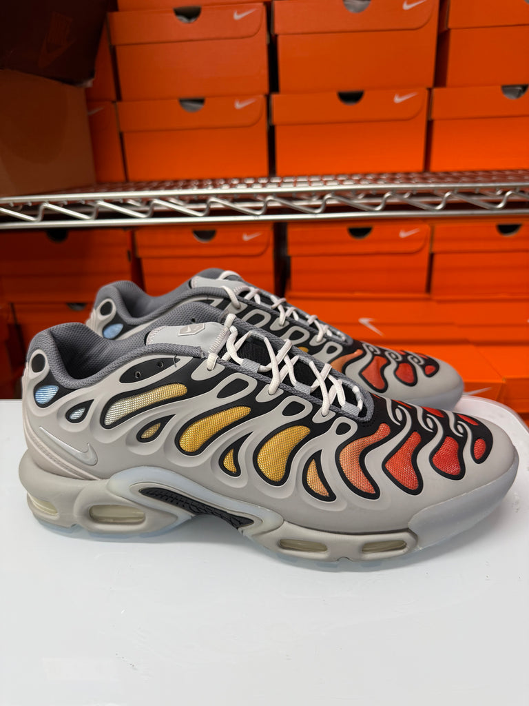 Nike Men's Air Max Plus Drift Shoes Grey Black Orange FD4290-002