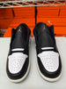 Nike Men's Air Jordan 1 Low Shoes Black White Olive 553558-092