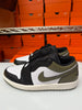 Nike Men's Air Jordan 1 Low Shoes Black White Olive 553558-092