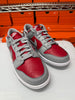 Nike Men's Dunk Low QS Shoes Red Silver White FQ6965-600