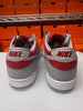 Nike Men's Dunk Low QS Shoes Red Silver White FQ6965-600