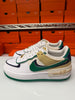 Nike Women's Air Force 1 Shadow Shoes White Green Beige DZ1847-102