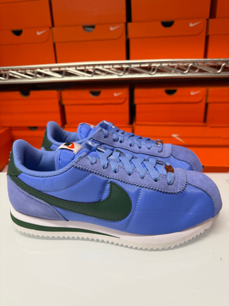Nike Women's Cortez Textile Shoes Blue White Green DZ2795-402