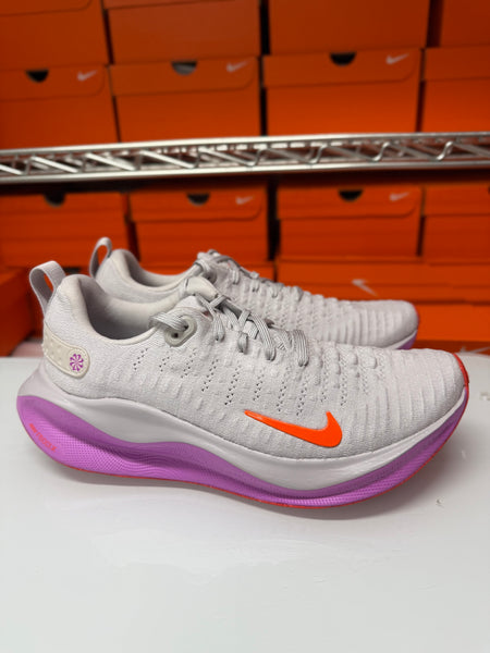 Nike Men's ReactX Infinity Run 4 Shoes Grey Crimson Violet DR2665-011