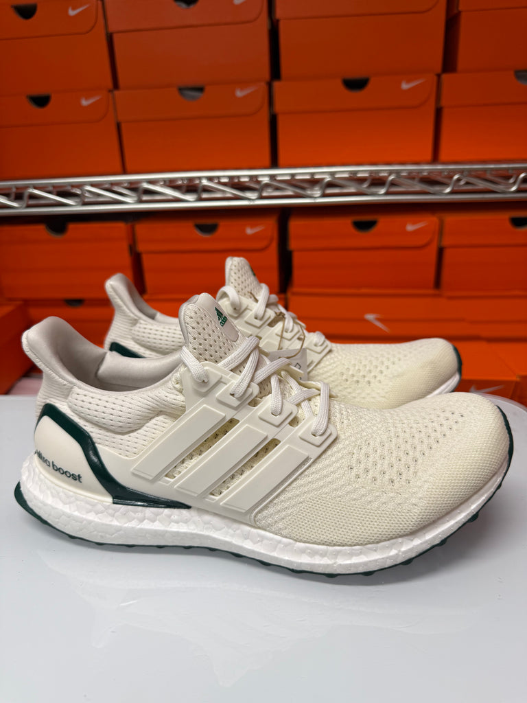 Adidas Women's Ultraboost 1.0 Shoes White Green JR3145