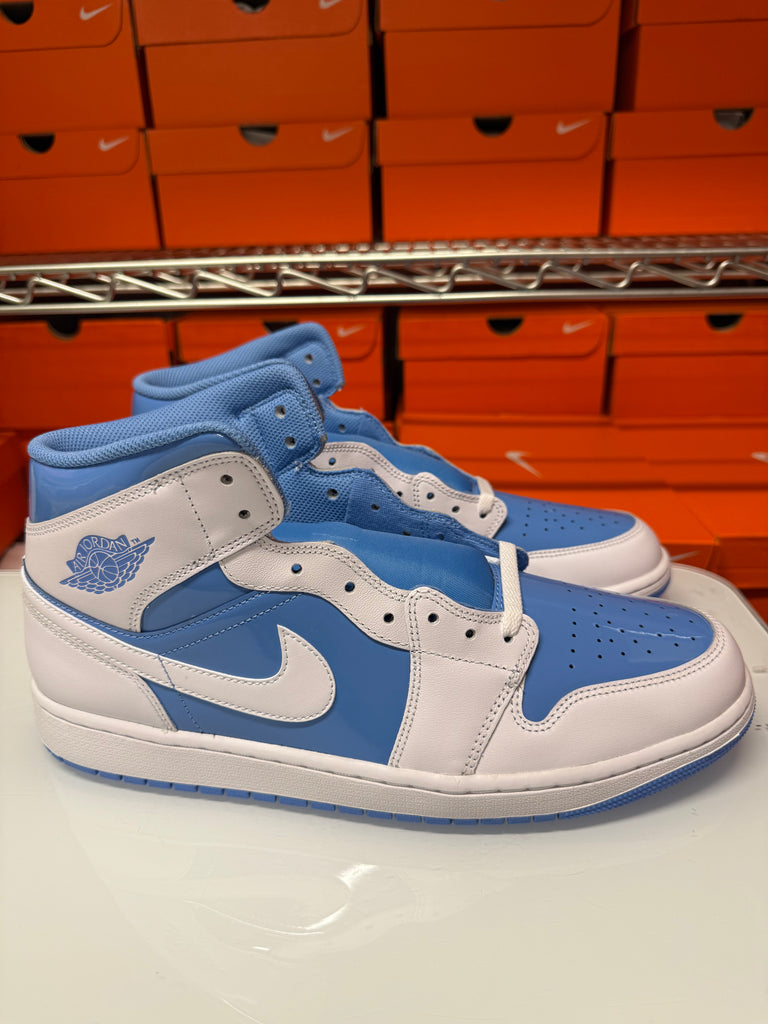 Nike Men's Air Jordan 1 Mid SE Shoes White Legend Blue FZ2142-114