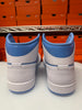 Nike Men's Air Jordan 1 Mid SE Shoes White Legend Blue FZ2142-114
