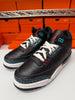 Nike Kids (GS) Air Jordan 3 Retro Shoes Black White Jade FV5437-001