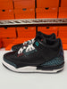 Nike Kids (GS) Air Jordan 3 Retro Shoes Black White Jade FV5437-001