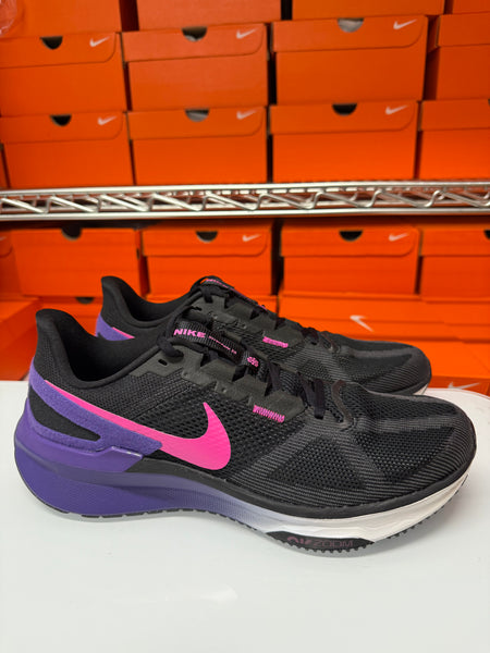 Nike Men's Air Zoom Structure 25 Shoes Black Purple DJ7883-010