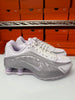 Nike Women's Shox R4 Shoes White Barely Grape HF5076-100