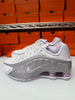 Nike Women's Shox R4 Shoes White Barely Grape HF5076-100